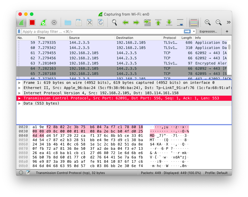 brew install wireshark